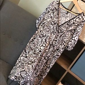 INC black & white dress